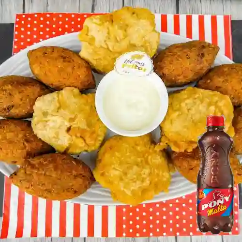 Combo Papas Rellenas + Pony Malta 300 ml