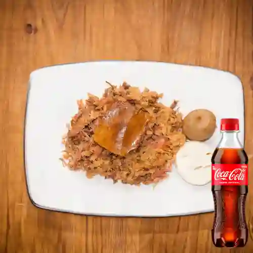 Combo Caja de Lechona Junior +Cocacola 400ml Orig