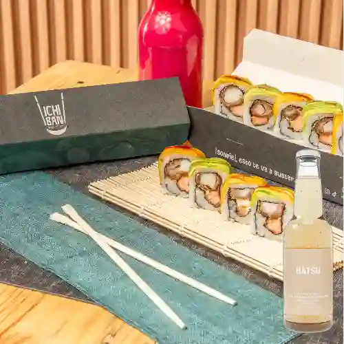 Combo Inka Roll + Soda Hatsu Uva Blanca y Romeo 300 ml