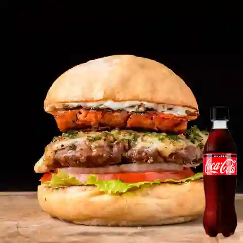 Combo Bariloche Burger + Coca-Cola Sin Azúcar 350 ml