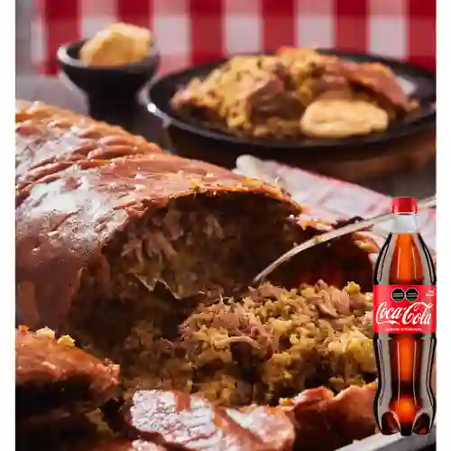 Combo Lechona para Compartir + Coca Cola Original 1 l