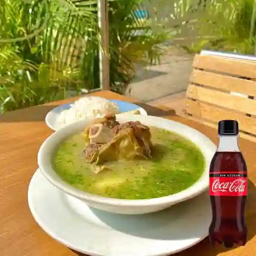 Combo Caldo de Costilla + Coca Cola Sin Azucar