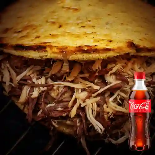 Combo Arepa Miti Miti + Coca Cola Original 400 ml