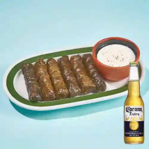 Combo Indios de Parra + Cerveza Corona Bot. 355ml