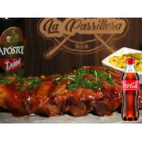 Combo Costilla de 500 gr + Coca Cola Original 400 ml