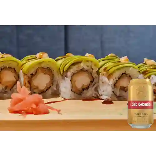 Combo Ebi Fry Roll + Club Col. Dorada Lta 330ml