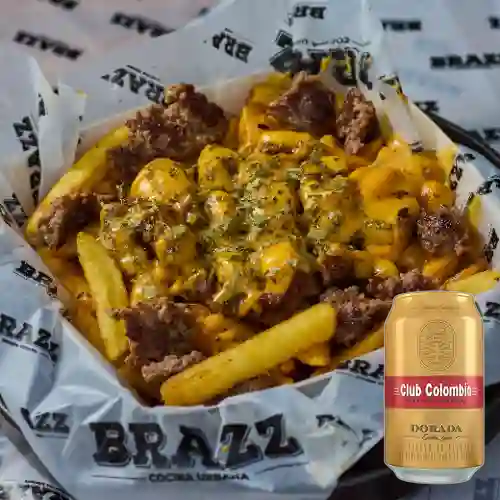 Combo Papas Angus + Club col. Dorada Lta 330ml