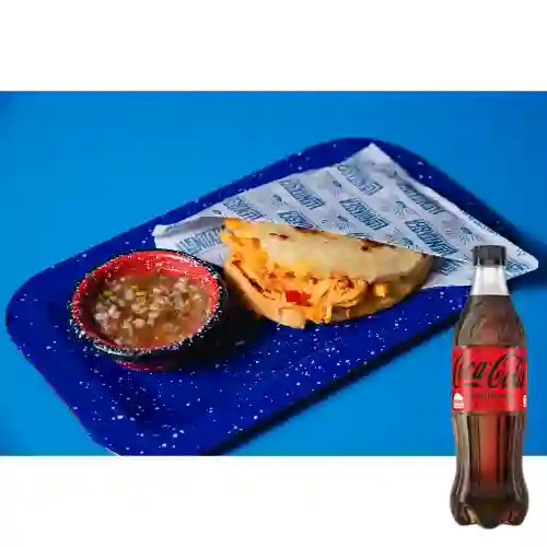 Combo Arepa Llenita de Pollo + Coca Cola Zero