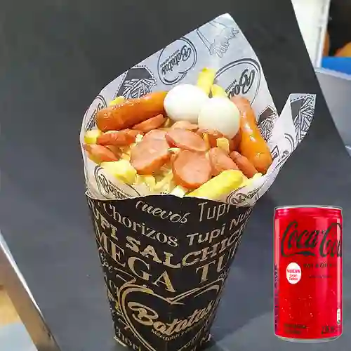 Combo Mega Tupi + Coca Cola Sin Azúcar 235ML