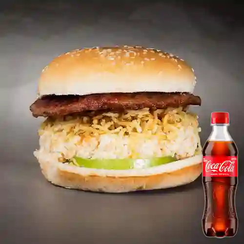 Combo Hamburguesa Sencilla + Coca Cola Original 400 ml