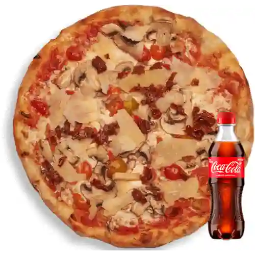 Combo Pizza Primavera + Coca Cola Original 400 ml