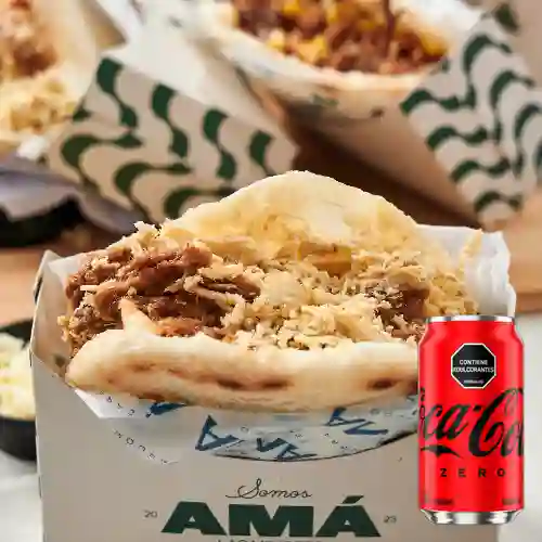 Combo Arepa de Pollo + Coca-Cola ZERO 330 ml