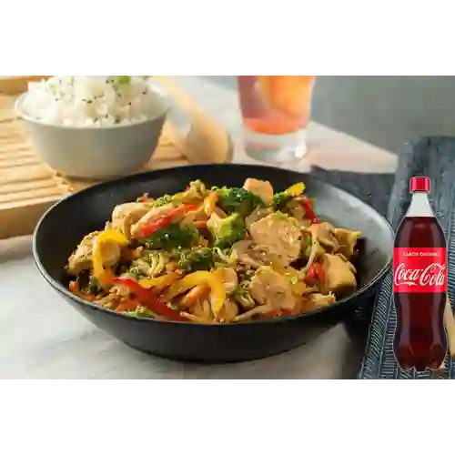 Combo Arroz Especial y Chop Suey + Coca-Cola 1.5 Lt