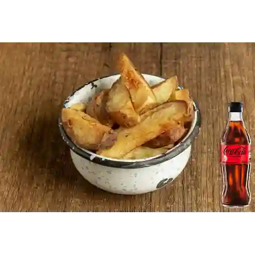Combo Papa Rustica + Coca Cola Sin Azúcar 300ML