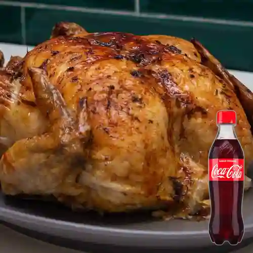 Combo 1 Pollo Al Horno +Cocacola Orig 400ml
