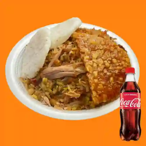 Combo Lechona Personal Grande +Cocacola Orig 500ml