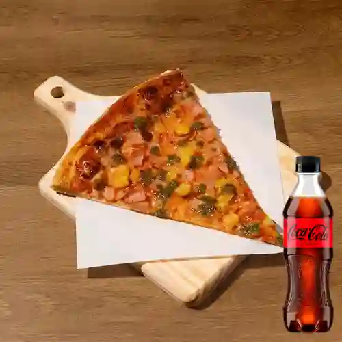 Combo Slice Hawaiana (pesto) + Coca-Cola ZERO 400ml
