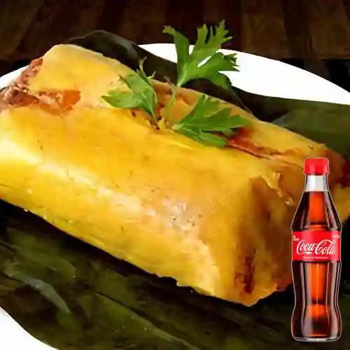 Combo Tamal de Cerdo + Coca Cola Original 300ML