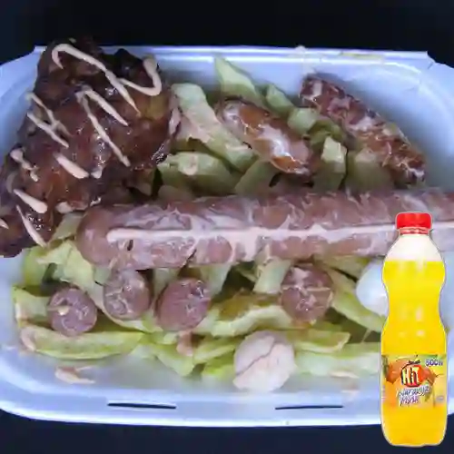 Combo Longui Pollo + Hit Naranja Piña 500 ml