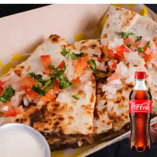Combo Quesadilla Tradicional +Cocacola Orig 400ml