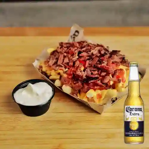 Combo Papas Americanas + Corona Extra 355 ml