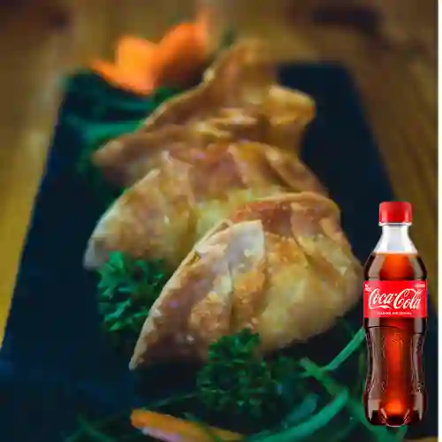 Combo Gyozas de Camaron + Coca Cola Original 400 ml