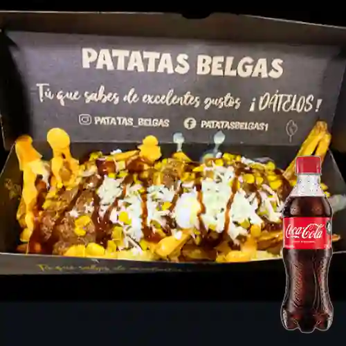 Combo Steak Pork Bbq + Coca Cola Original 400 ml