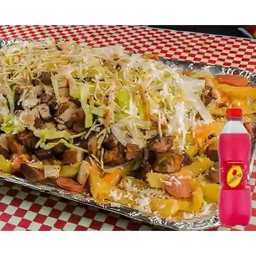 Combo Salchipapa Mini Mixta Turbo + Hipinto 400ml