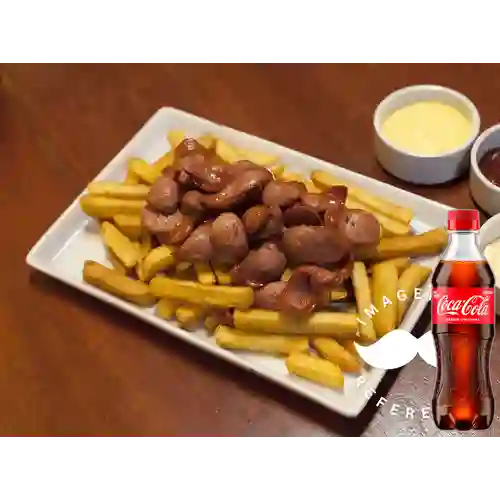 Combo Salchipapa Ranchera + Coca Cola Original 400 ml