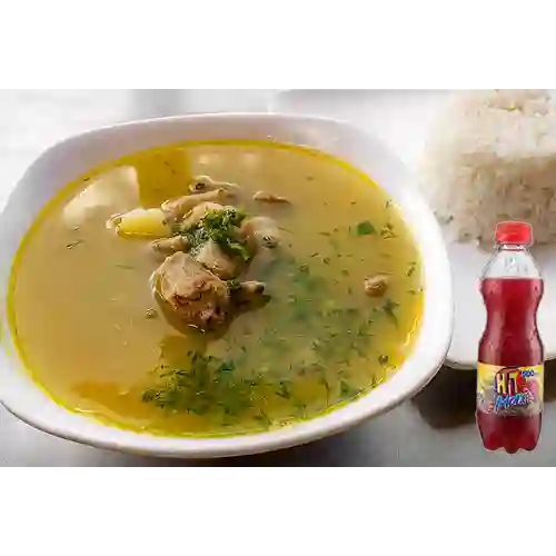 Combo Sopa de Menudencias + Hit Mora 500 ml