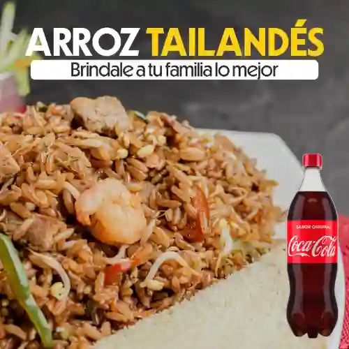 Combo Arroz Tailandés Media Caja + Cocacola Orig 1.5 l