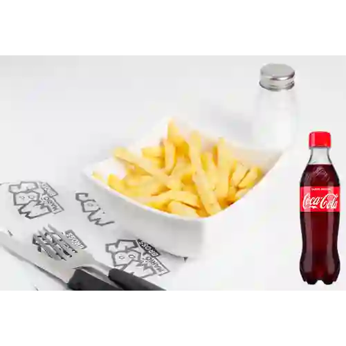 Combo Papas a la Francesa + Coca-Cola Sabor Original 400 ml