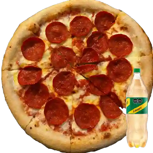 Pepperoni Express X-Grande 42cm +Schweppes Ginger Ale 1.5L