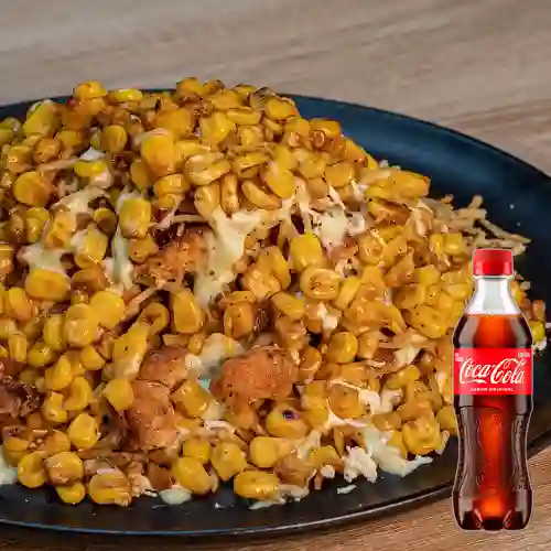 Combo Mazorcada Pollo + Coca Cola Original 400 ml