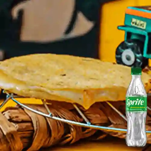 Combo Arepa Quesuda + Sprite Original 400ml
