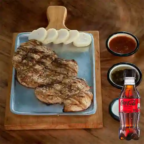Combo Pechuga + Coca Cola Sin Azúcar 250ML