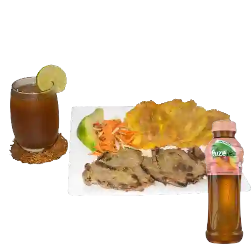 Combo Carne Asada + Fuze Tea Durazno 400ML