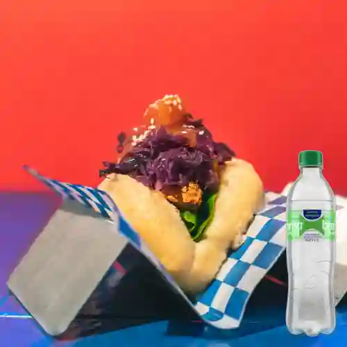 Combo Bao Pollo Crocante X2 + Brisa con Gas 600ML