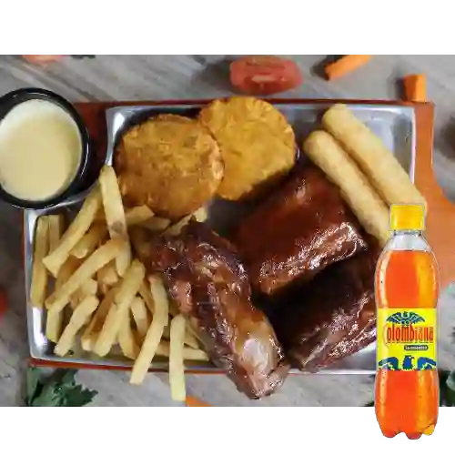 Combo Costilla de Cerdo + Colombiana 400 ml