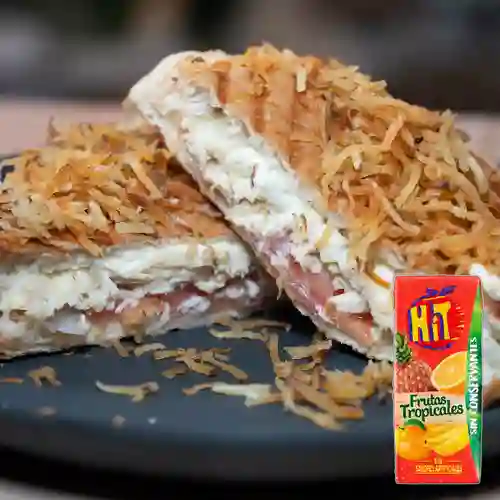 Combo Panini Pollo Desmechado + Hit Tropical 200 ml