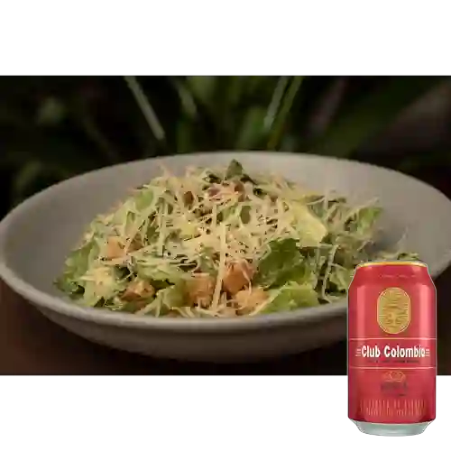 Combo Ensalada Cesar + Club col. Roja Lta 330ml
