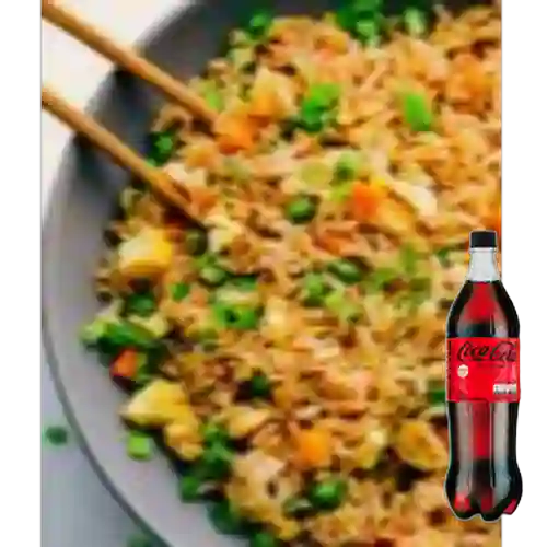 Combo Arroz Chino para 4 Personas +Cocacola S/az 1.5L