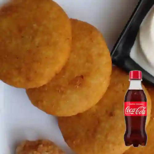Combo 3X Arepitas de Chicharrón + Cocacola Orig 250 ml