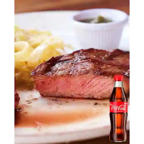 Combo Bife de Chorizo + Coca Cola Original 300ML