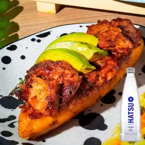 Combo Maduro Costilla BBQ + Agua Hatsu Sin Gas 300 ml