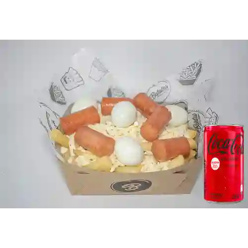 Combo Salchibatatas + Coca Cola Sin Azúcar 235ML