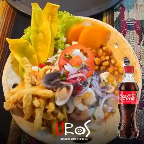 Combo Ceviche Del Barrio + Coca Cola Original 400ml