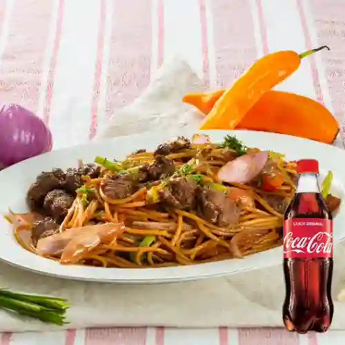 Combo Tallarines Saltados +cocacola Orig 500ml