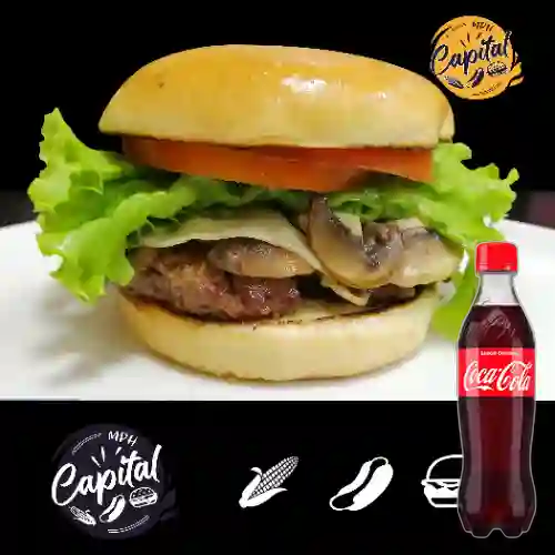 Combo Hamburguesa Paris +Cocacola Orig 400ml