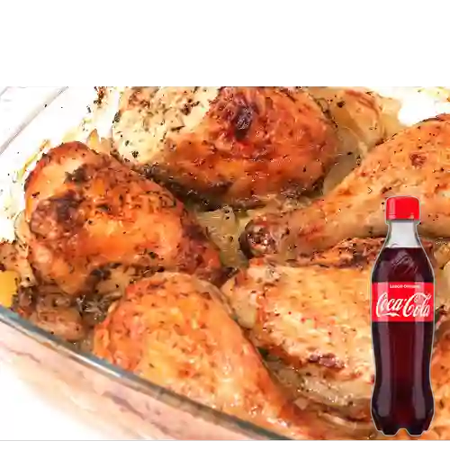 Combo 1 Pollo Al Horno +Cocacola Orig 400ml